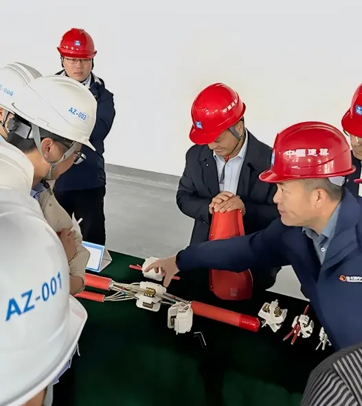 China Installation Association, OUKAM Low Voltage Cable Joint Observation Site of Hexi Financial City Project of China Construction Eighth Bureau